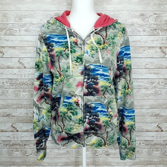Lucky Brand Tops - Lucky Brand Hoodie Jacket Zip Up Asian 84